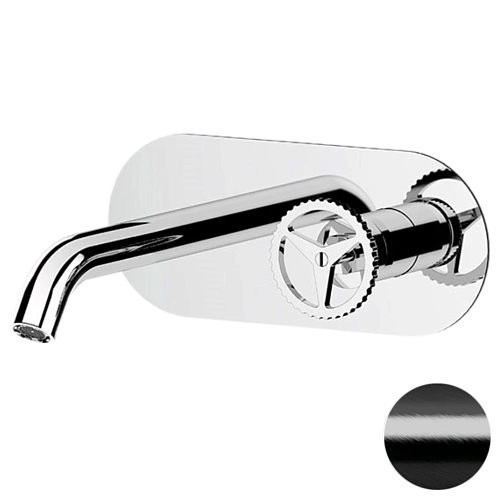 Смеситель для раковины Remer Chrono CH15LWBCFP, черный брашированный хром Смеситель для раковины Remer Chrono CH15LWBCFP, черный брашированный хром