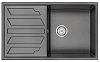 Кухонная мойка Granula 8601, ЧЁРНЫЙ, кварц 860х500 Кухонная мойка Granula 8601, ЧЁРНЫЙ, кварц 860х500