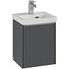 Картинка анонса товара «тумба под раковину villeroy &amp; boch subway 3.0 graphite / graphite c58302vr»