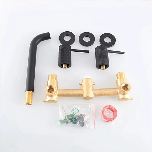 Смеситель для раковины Vincea Groove VBFW-4G1MB встраиваемый, черный Смеситель для раковины Vincea Groove VBFW-4G1MB встраиваемый, черный