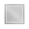 Картинка анонса товара «зеркало belbagno spc-kraft-800-800-sens-nero 800x800x32 мм с подсветкой и сенсорным выключателем»