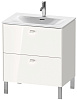 Картинка анонса товара «тумба под раковину duravit brioso br451102222 напольная 72 см белая»