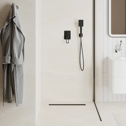 Душевой лоток IDDIS 975B6BL20DZ комбинированный 600мм, черный Душевой лоток IDDIS 975B6BL20DZ комбинированный 600мм, черный