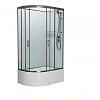 Душевая кабина Frank F412/2R правосторонняя Brilliant без крыши полированный хром профиль 120x80 190 190009
