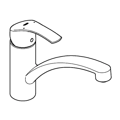 Смеситель для кухни GROHE Eurosmart New, хром, (32534002) Смеситель для кухни GROHE Eurosmart New, хром, (32534002)