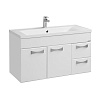 Картинка анонса товара «тумба с раковиной aquaton диор 100 (1a1677k1dr010) белая»