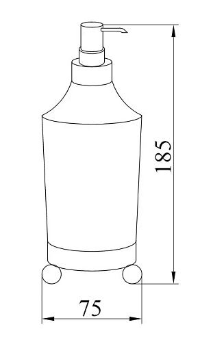 Дозатор жидкого мыла Boheme Hermitage 10359 Дозатор жидкого мыла Boheme Hermitage 10359