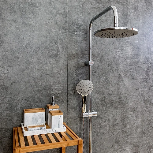 Душевая стойка STWORKI Ноттвиль NO-08cr 552936 Душевая стойка STWORKI Ноттвиль NO-08cr 552936