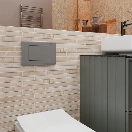 Клавиша смыва CHARUS MINIMALISTA FP.310.46.01 хром матовый Клавиша смыва CHARUS MINIMALISTA FP.310.46.01 хром матовый