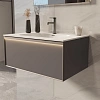 Тумба под раковину Vincea Elise 800 VMC-4EL800MG подвесная, серый матовый Тумба под раковину Vincea Elise 800 VMC-4EL800MG подвесная, серый матовый