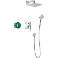 Душевая система Hansgrohe Crometta скрытого монтажа Crometta E 240 1jet с однорычажным смесителем 27957000. Душевая система Hansgrohe Crometta скрытого монтажа Crometta E 240 1jet с однорычажным смесителем 27957000.