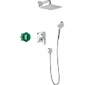 Душевая система Hansgrohe Crometta скрытого монтажа Crometta E 240 1jet с однорычажным смесителем 27957000. Душевая система Hansgrohe Crometta скрытого монтажа Crometta E 240 1jet с однорычажным смесителем 27957000.