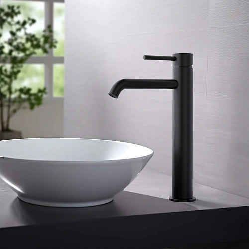 Смеситель для раковины Aquatek ЕВРОПА AQ1304MB Черный матовый Смеситель для раковины Aquatek ЕВРОПА AQ1304MB Черный матовый