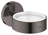 Картинка анонса товара «держатель для стакана grohe essentials, тёмный графит глянец (40369a01)»