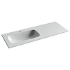 Картинка анонса товара «раковина ceramica nova grace cn7020 мебельная 1210x457x137 с чашей слева и отверстием под смеситель белый»