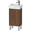 Картинка анонса товара «тумба под раковину duravit brioso br4429l1021 напольная 36 см орех темный»