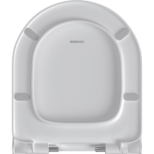 Унитаз подвесной BERGES EGO XL Rimless 54 см сиденье дюропласт, микролифт, быстросъемное 082138 Унитаз подвесной BERGES EGO XL Rimless 54 см сиденье дюропласт, микролифт, быстросъемное 082138