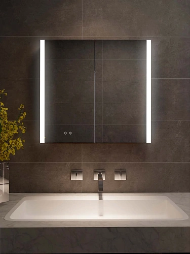 Зеркальный шкаф Aquatek AQ7809-MLC с подсветкой, сенсорное, 800x700x133 Зеркальный шкаф Aquatek AQ7809-MLC с подсветкой, сенсорное, 800x700x133