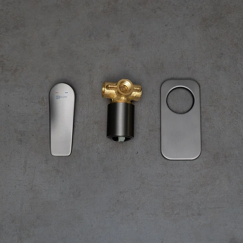 Смеситель для душа Lemark Bronx LM3723GM встраиваемый, графит Смеситель для душа Lemark Bronx LM3723GM встраиваемый, графит