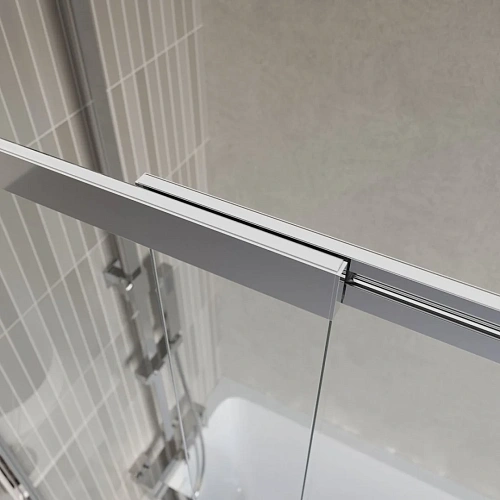 Шторка на ванну BelBagno LUCE-VF-11-100/145-C-Cr Шторка на ванну BelBagno LUCE-VF-11-100/145-C-Cr