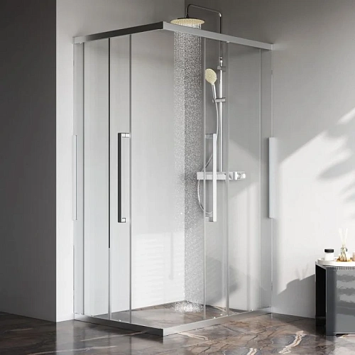 Душевой уголок AM.PM Func W84G-403-12090-MТ Slide 120х90, хром матовый, стекло прозрачное Душевой уголок AM.PM Func W84G-403-12090-MТ Slide 120х90, хром матовый, стекло прозрачное