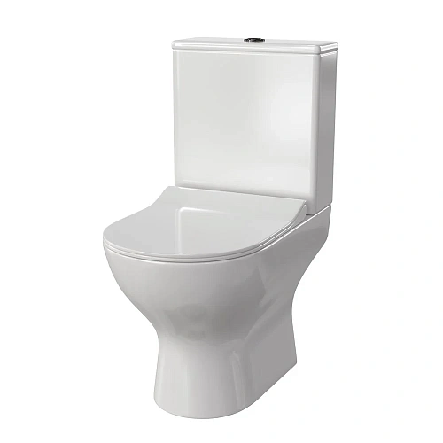 Унитаз напольный Taliente Arte белый, с бачком и крышкой микролифт AR35045+Nero pulsante Унитаз напольный Taliente Arte белый, с бачком и крышкой микролифт AR35045+Nero pulsante