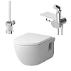 Унитаз подвесной AM.PM Like CK80H0103W с сиденьем в наборе с гигиеническим душем Унитаз подвесной AM.PM Like CK80H0103W с сиденьем в наборе с гигиеническим душем