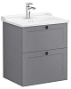 Картинка анонса товара «тумба с раковиной vitra root classic 60 см 68850 матовая серая»