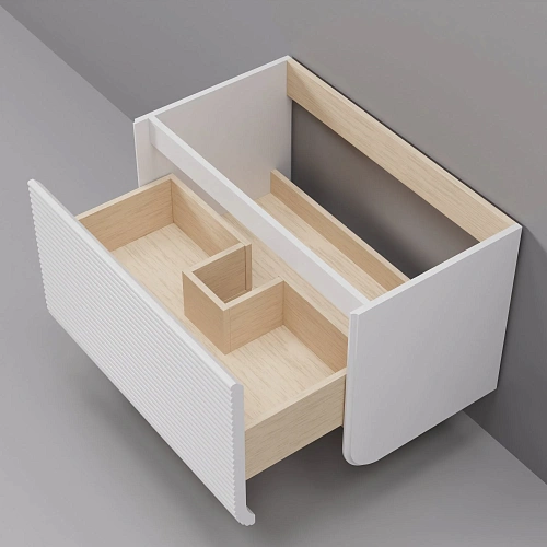 Тумба под раковину ArtDecco Lucia 80 ALC08W43S000 подвесная, серый Тумба под раковину ArtDecco Lucia 80 ALC08W43S000 подвесная, серый