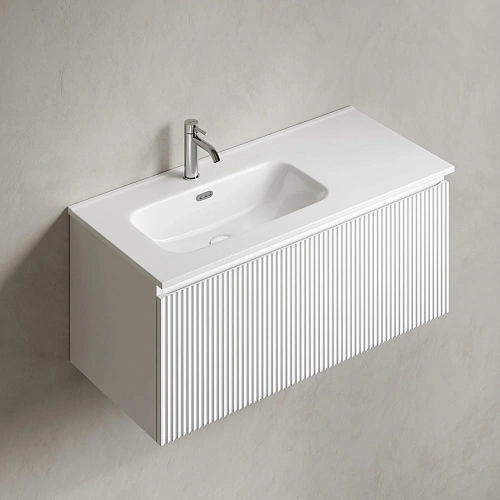 Тумба под раковину SANCOS Snob SNR1.0100LW R 1.0 995х445х406 Bianco подвесная Тумба под раковину SANCOS Snob SNR1.0100LW R 1.0 995х445х406 Bianco подвесная