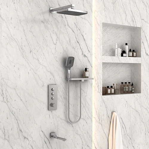 Душевая система Vincea VSFW-431T1RCH встраиваемая, термостатический, 3 режима, хром Душевая система Vincea VSFW-431T1RCH встраиваемая, термостатический, 3 режима, хром