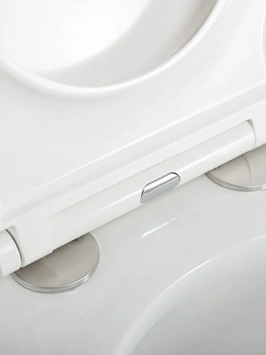 Унитаз подвесной CEZARES GRANDE CZR-308-TH-TOR/SC безободковый с сиденьем и смывом TORNADO Унитаз подвесной CEZARES GRANDE CZR-308-TH-TOR/SC безободковый с сиденьем и смывом TORNADO