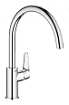Смеситель для кухни GROHE Start Curve с высоким C-изливом, хром (31554001) Смеситель для кухни GROHE Start Curve с высоким C-изливом, хром (31554001)