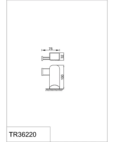 Крючок Rush Thira TR36220 одинарный Крючок Rush Thira TR36220 одинарный