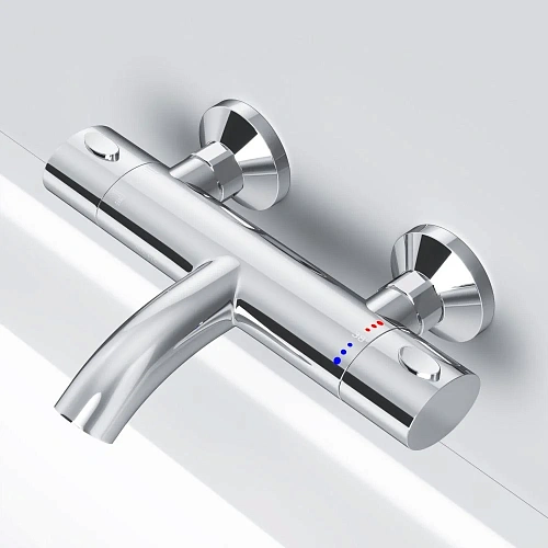 Смеситель для ванны AM.PM Sense F7550064 с термостатом, хром Смеситель для ванны AM.PM Sense F7550064 с термостатом, хром