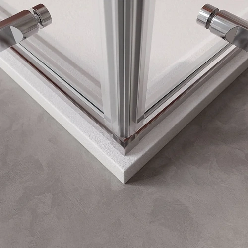 Душевой уголок CEZARES LINER-A-2-100-C-Cr 100x100см стекло прозрачное, профиль хром Душевой уголок CEZARES LINER-A-2-100-C-Cr 100x100см стекло прозрачное, профиль хром