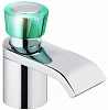 Смеситель для раковины Kludi Joop! 55029H705 хром/зеленый хрусталь