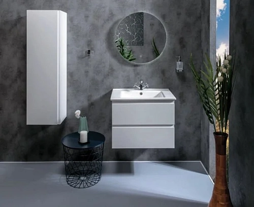 Шкаф-пенал Boheme CAPOLDA белый + ручка белая 849-120-W Шкаф-пенал Boheme CAPOLDA белый + ручка белая 849-120-W