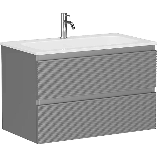 Тумба под раковину Sancos Folk FL80ES 790х445х500 Ergraut soft, подвесная Тумба под раковину Sancos Folk FL80ES 790х445х500 Ergraut soft, подвесная