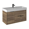 Тумба под раковину BRIZ Тесо т20-100 под раковину Вилис 243 03-20100-17 00 ВЕЛ дуб веллингтон табак