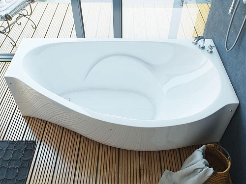 Ванна из искусственного камня Эстет Gracia silk 1700х940 ФР-00014530 правая Ванна из искусственного камня Эстет Gracia silk 1700х940 ФР-00014530 правая