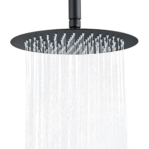 Верхний душ BERGES VENTAS R BLACK 25 см, черный матовый 074004 Верхний душ BERGES VENTAS R BLACK 25 см, черный матовый 074004