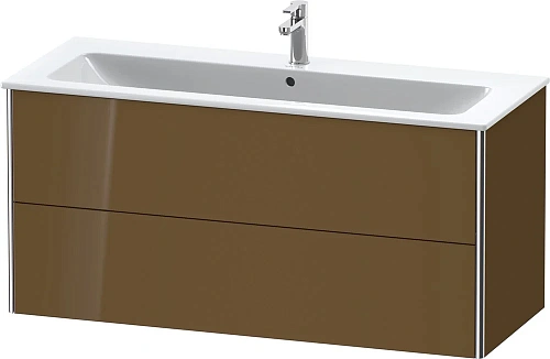 Тумба под раковину Duravit XSquare XS417406161 подвесная 121 см Коричнево-оливковый глянцевый Тумба под раковину Duravit XSquare XS417406161 подвесная 121 см Коричнево-оливковый глянцевый