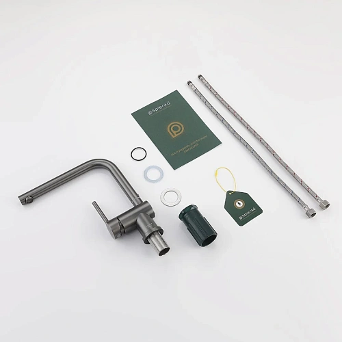 Смеситель для кухни Splenka S205.40.09, графит Смеситель для кухни Splenka S205.40.09, графит