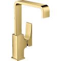 Смеситель для раковины Hansgrohe Metropol 32511990, полированное золото Смеситель для раковины Hansgrohe Metropol 32511990, полированное золото