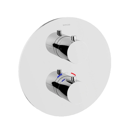 Душевая система Sancos Etna SC9010CH с термостатом, с внутренней частью, хром Душевая система Sancos Etna SC9010CH с термостатом, с внутренней частью, хром