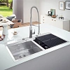 Кухонная мойка Grohe K800 из нержавеющей стали, 31585SD0 Кухонная мойка Grohe K800 из нержавеющей стали, 31585SD0