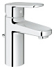 Картинка анонса товара «смеситель для раковины grohe europlus с донным клапаном, хром (32612002)»