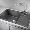 Кухонная мойка Granula 7805, ГРАФИТ (ЧЁРНО-СЕРЫЙ), кварц 780х500 Кухонная мойка Granula 7805, ГРАФИТ (ЧЁРНО-СЕРЫЙ), кварц 780х500