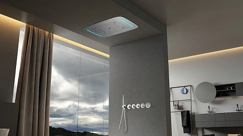 Душевая система Timo Saona SX-2319/18SM встраиваемая с термостатом черное золото Душевая система Timo Saona SX-2319/18SM встраиваемая с термостатом черное золото